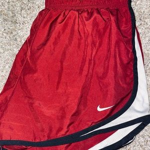 Maroon Nike shorts